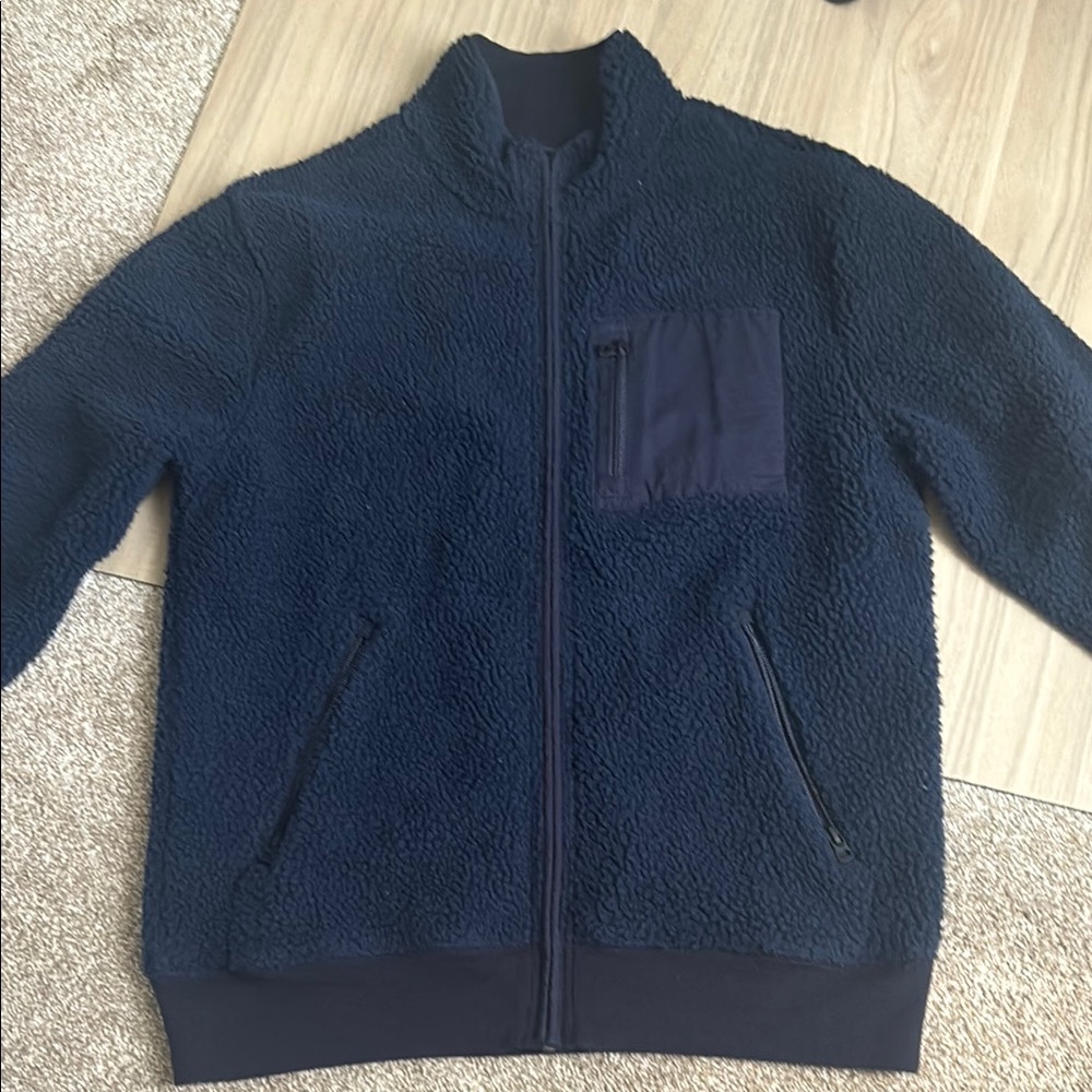 Men’s J. Crew Full Zip Sherpa Sweater